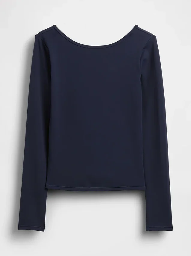 GapFit Smooth T-shirt med båthals