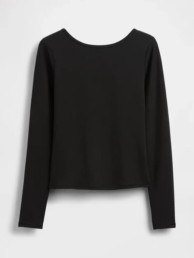 GapFit Smooth T-shirt med båthals