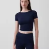 GapFit Smooth vändbar crop-top med omlott