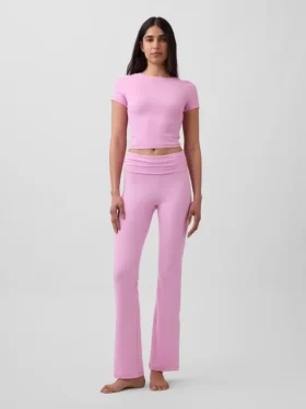 GapFit Smooth vändbar crop-top med omlott