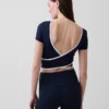 GapFit Smooth vändbar crop-top med omlott