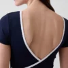 GapFit Smooth vändbar crop-top med omlott