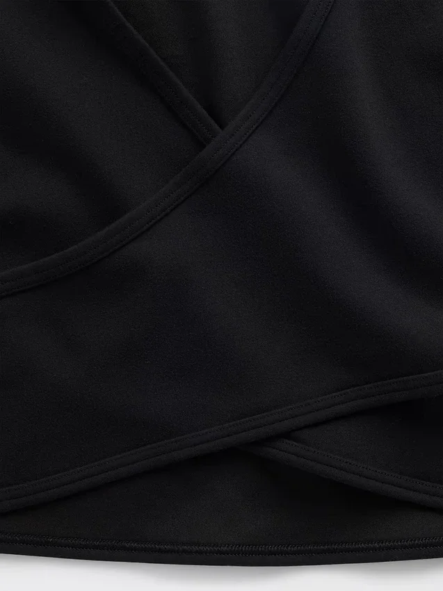 GapFit Smooth vändbar crop-top med omlott