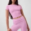 GapFit Smooth vändbar crop-top med omlott