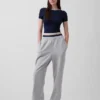 GapFit Smooth vändbar crop-top med omlott