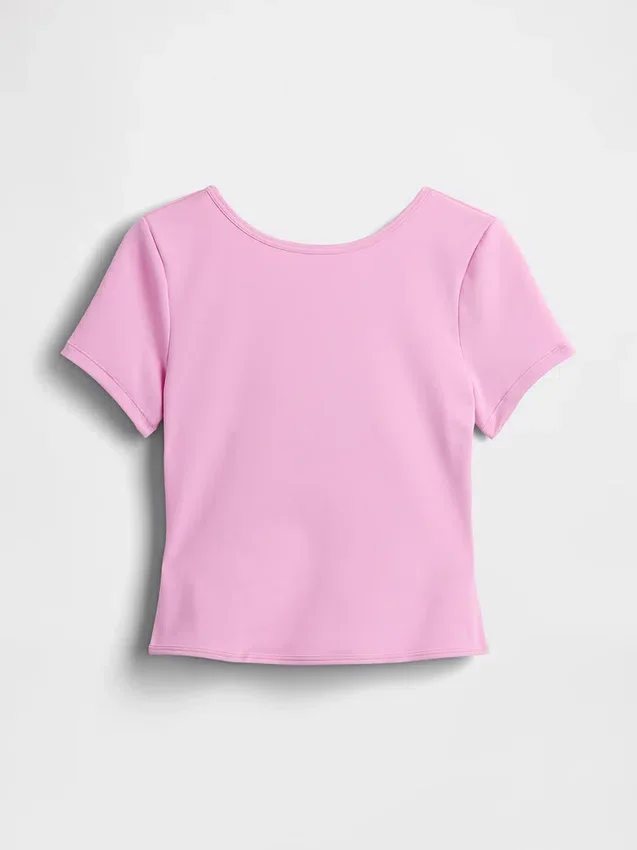 GapFit Smooth vändbar crop-top med omlott