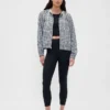GapFit Tech Gingham vindjacka