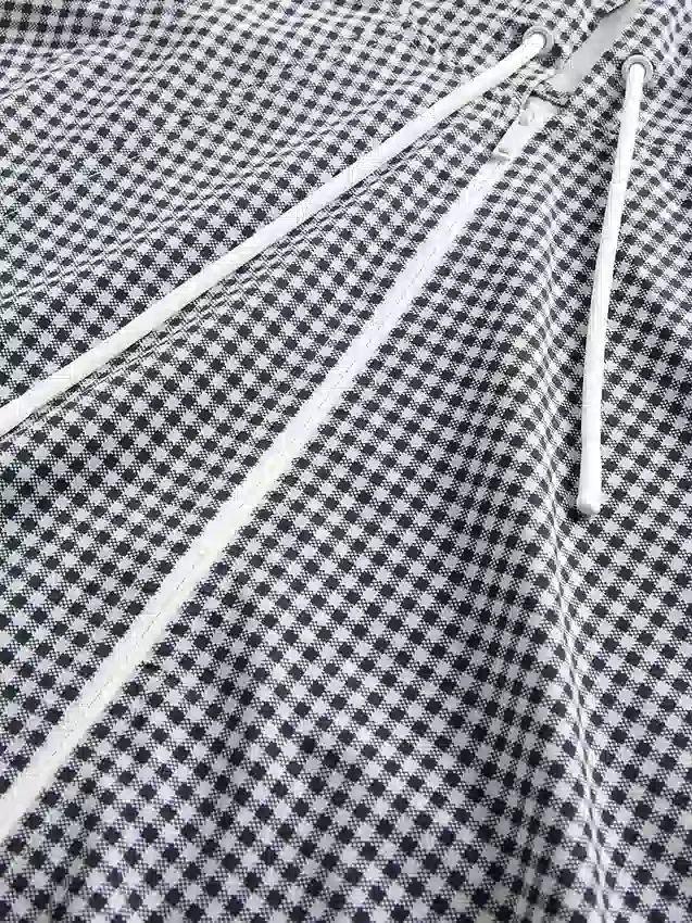 GapFit Tech Gingham vindjacka