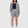 GapFit Tech Gingham vindjacka