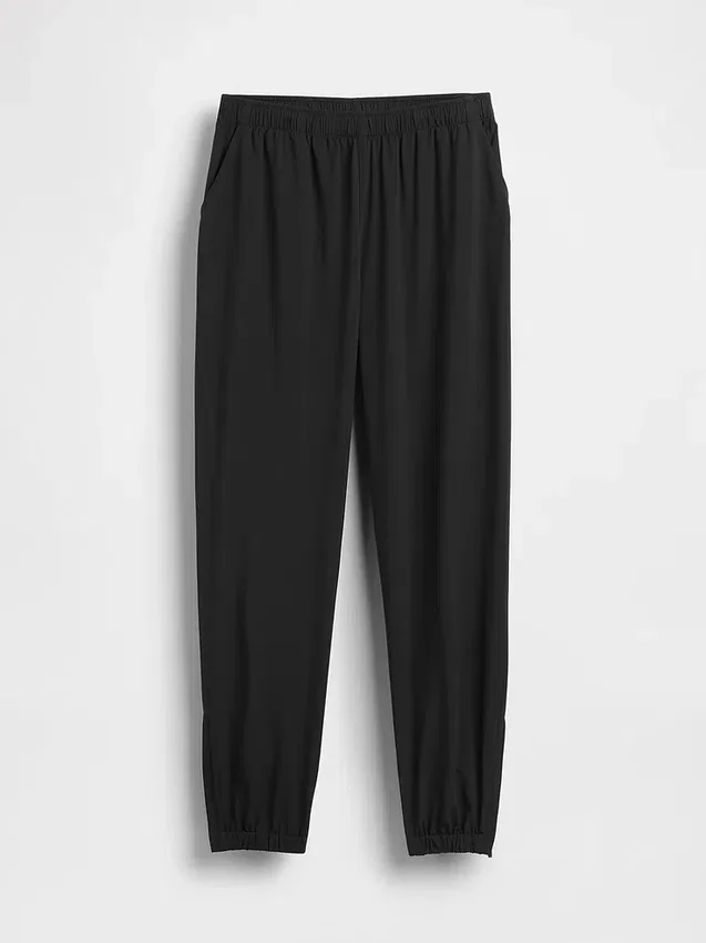 GapFit Tech Joggingbyxor med hög midja och dragkedja i nederkanten