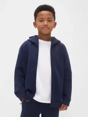 GapFit Tech snabbtorkande hoodie med dragkedja för barn