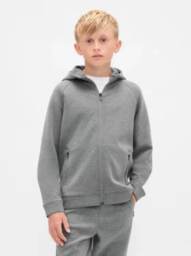 GapFit Tech snabbtorkande hoodie med dragkedja för barn