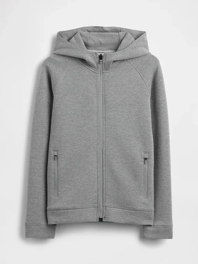 GapFit Tech snabbtorkande hoodie med dragkedja för barn
