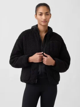 GapFit vändbar sherpa-jacka