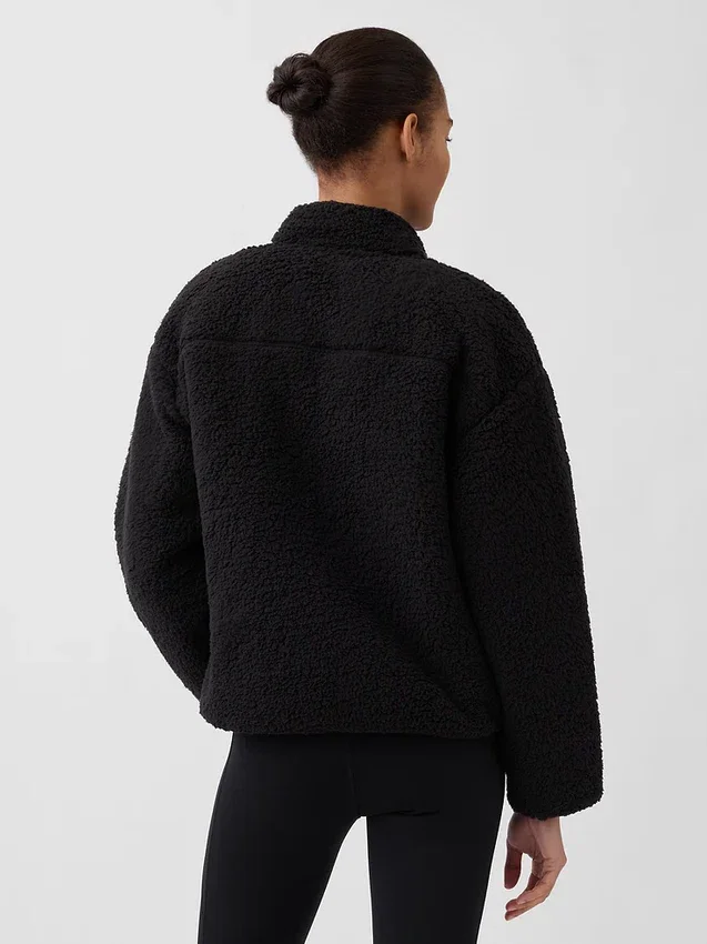 GapFit vändbar sherpa-jacka
