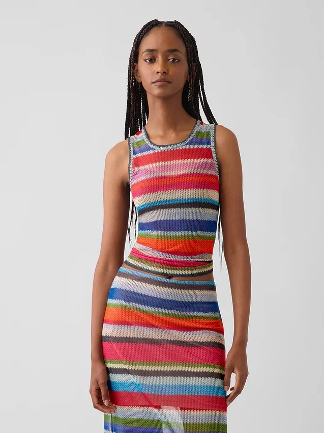 Gapstudio Happy Stripe genomskinlig linne