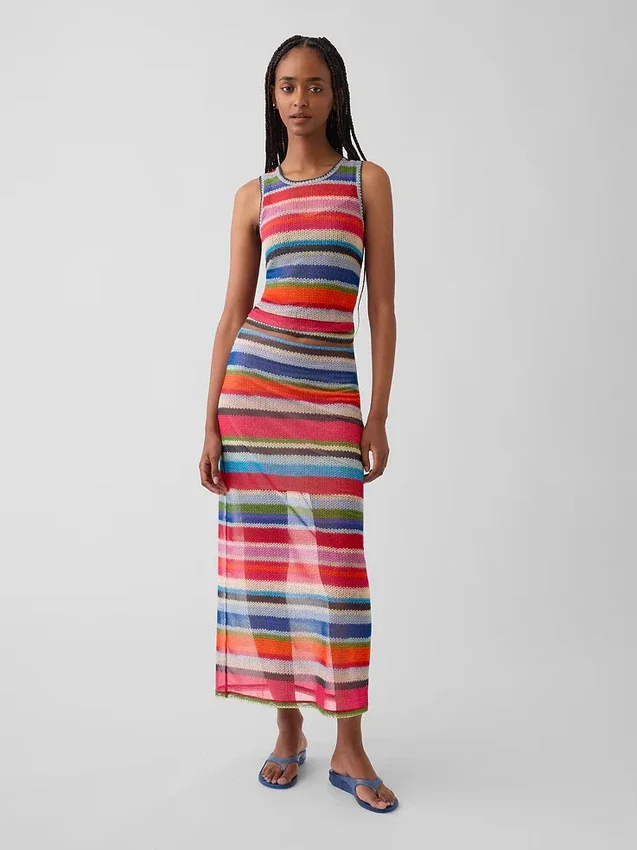 Gapstudio Happy Stripe genomskinlig linne