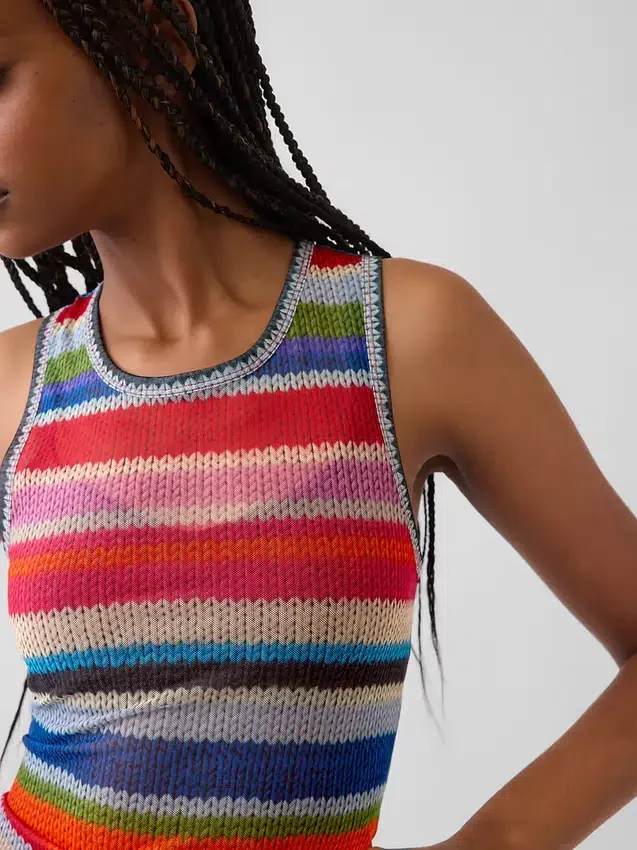 Gapstudio Happy Stripe genomskinlig linne