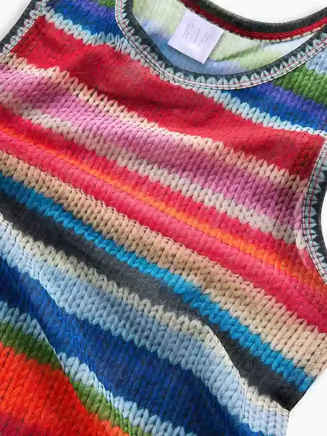 Gapstudio Happy Stripe genomskinlig linne