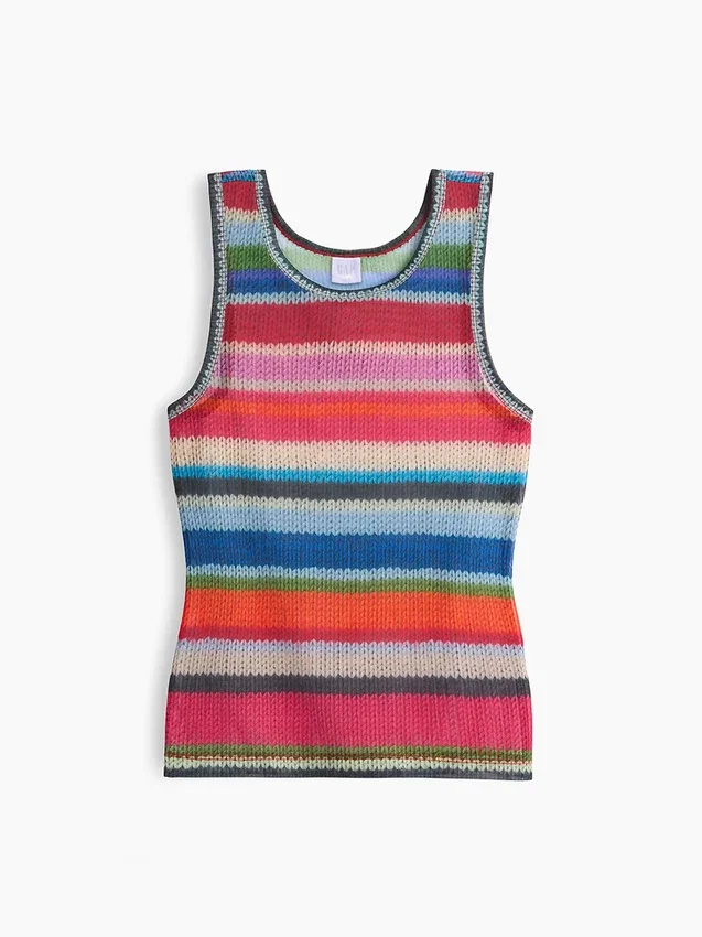 Gapstudio Happy Stripe genomskinlig linne