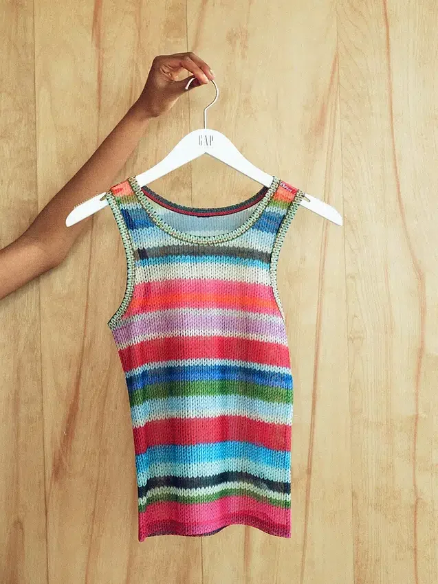 Gapstudio Happy Stripe genomskinlig linne