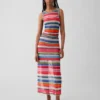 Gapstudio Happy Stripe genomskinlig maxikjol