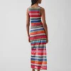 Gapstudio Happy Stripe genomskinlig maxikjol