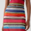 Gapstudio Happy Stripe genomskinlig maxikjol