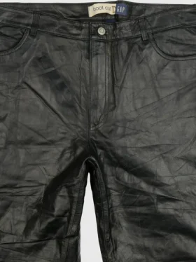Gapvintage dambyxor i läder från 90-talet – storlek 16