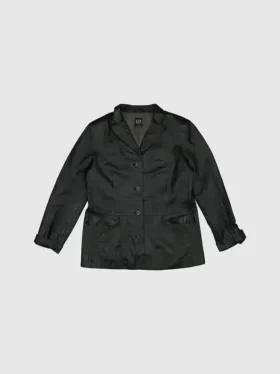 Gapvintage damläderjacka från 90-talet – L