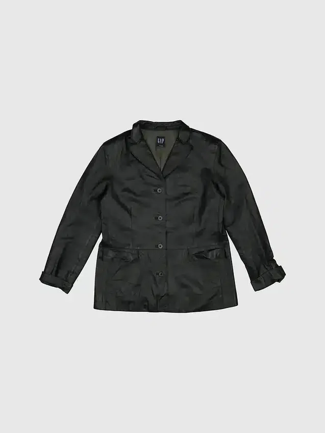 Gapvintage damläderjacka från 90-talet – L