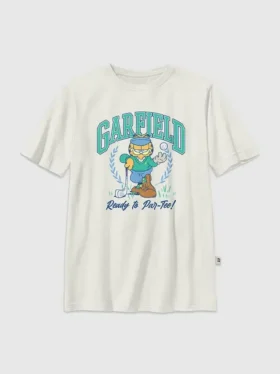 Garfield-grafik-T-shirt för barn