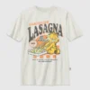 Garfield-T-shirt med lasagnemotiv för barn