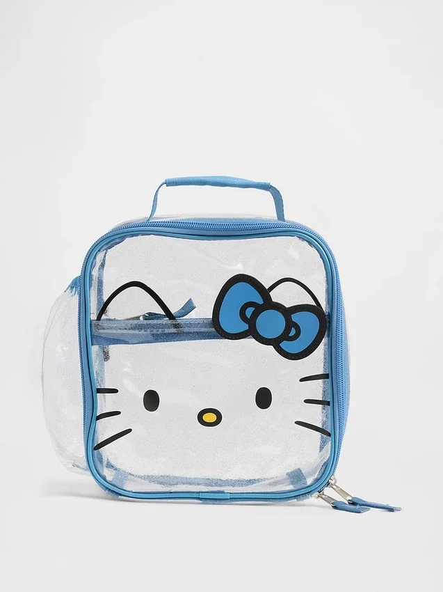 Genomskinlig Hello Kitty-lunchväska för barn
