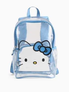 Genomskinlig Hello Kitty-ryggsäck för barn