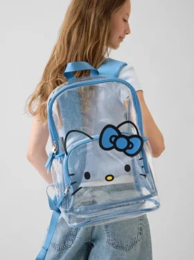 Genomskinlig Hello Kitty-ryggsäck för barn