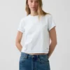 Get Blue avslappnad T-shirt