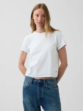 Get Blue avslappnad T-shirt