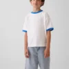 Get Blue barn-T-shirt med avslappnad logotyp