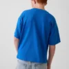 Get Blue barn-T-shirt med avslappnad logotyp