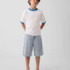 Get Blue barn-T-shirt med avslappnad logotyp