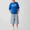 Get Blue barn-T-shirt med avslappnad logotyp