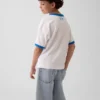 Get Blue barn-T-shirt med avslappnad logotyp