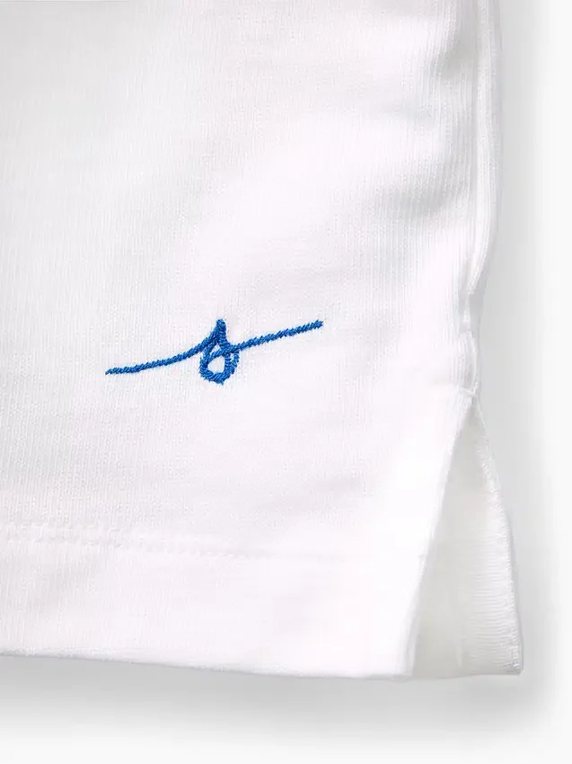 Get Blue barn-T-shirt med avslappnad logotyp