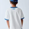 Get Blue barn-T-shirt med avslappnad logotyp
