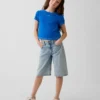 Get Blue barn-T-shirt med tryck