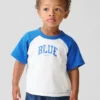 Get Blue Raglan-T-shirt för Baby & Småbarn