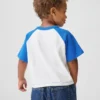 Get Blue Raglan-T-shirt för Baby & Småbarn