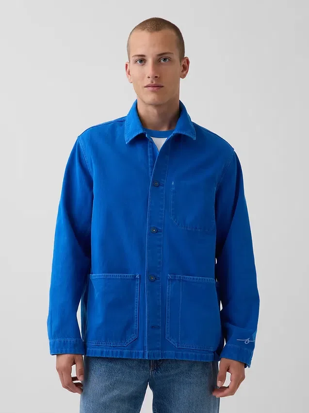 Get Blue Relaxed Chore Jacket