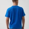 Get Blue T-shirt med avslappnad passform och logotyp